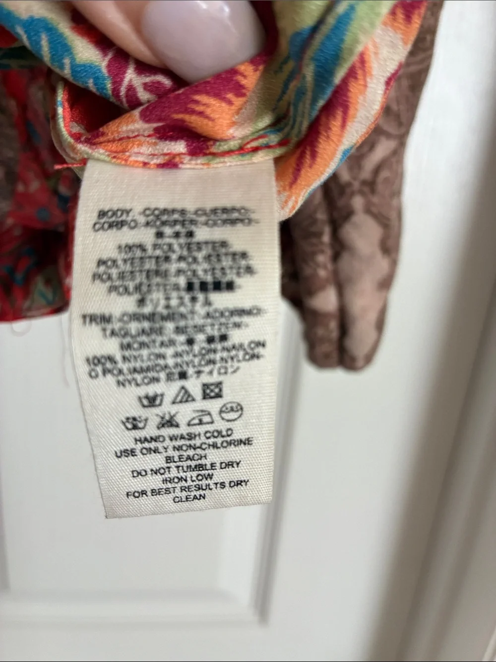 Free People Wildflower Zip Front Kimono Jacket Floral Boho Red Orange Festival